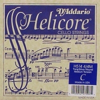 DADDARIO H514 CELLO TEK TEL, HELICORE, C-DO, LONG SCALE, MEDIUM  Cello Tel Helicore Cello 44 C-Do Med