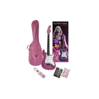 VALENCIA GRE1KCPK ELEKTRO GİTAR GYPSY ROSE SET (GIGBAG, STRAP, STICK Elektro Gitarset Pembe (Askı-gİgbag-sticker-dvd): 
