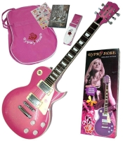 VALENCIA GRE2KCPK ELEKTRO GİTAR GYPSY ROSE SET (GIGBAG, STRAP, STICK Elektro Gitarset Pembe (Askı-gigbag-sticker-dvd): 