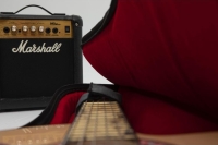 Black Soft Case Akustik Gitar Çantası Gig Bag