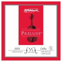 DADDARIO J1013 4/4M CELLO TEK TEL, PRELUDE, G-SOL, 4/4 SCALE, MEDIUM T Cello Tek Tel G-Sol Prelude (44) Medium