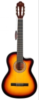 BARCELONA LC 3900 CSB / Cutaway Klasik Gitar - Sunburst Renk