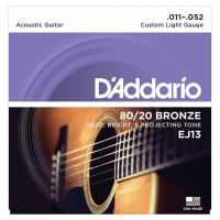 DAddario EJ13 80/20 Bronze Akustik Gitar Teli (011-052)