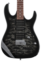 Ibanez GRX70QA-TKS Transparent Black Sunburst Elektro Gitar