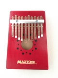 MAXTONE AFC-02 KALİMBA 10 TUŞLU MAXTONE, AFC-02, 10 Tuşlu Kalimba,  kırmızı renk, masif ağaçtan, Afrika akustik parmak piyanosu