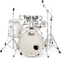 PEARL DMP905/C229 - Decade Maple "White Satin Pearl" 5 Parça (20B/10T/12T/14F/14S) Aksamlı Akustik Davul Seti