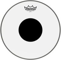 REMO CS-0312-10- Controlled Sound® Şeffaf Top Black Dot™ 12" Davul Derisi
